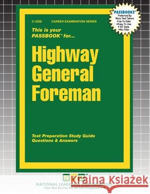 Highway General Foreman Passbooks 9781799323082 National Learning Corp - książka