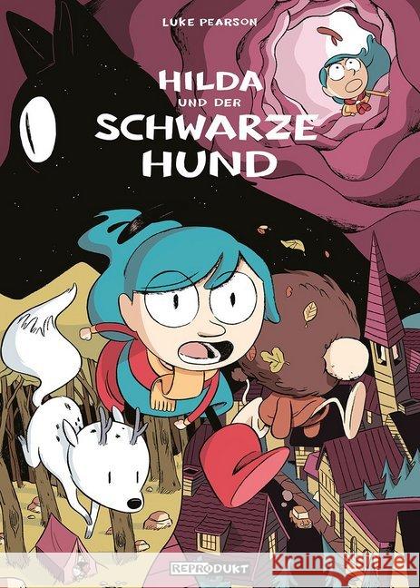 Hilda und der Schwarze Hund Pearson, Luke 9783956402074 Reprodukt - książka