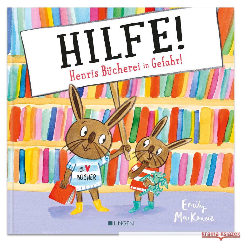 Hilfe! Henris Bücherei in Gefahr MacKenzie, Emily 9783963473487 Lingen - książka