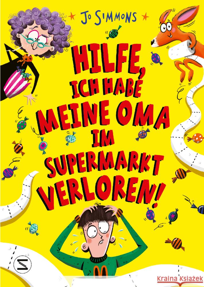 Hilfe, ich habe meine Oma im Supermarkt verloren! Simmons, Jo 9783505144783 Schneiderbuch - książka