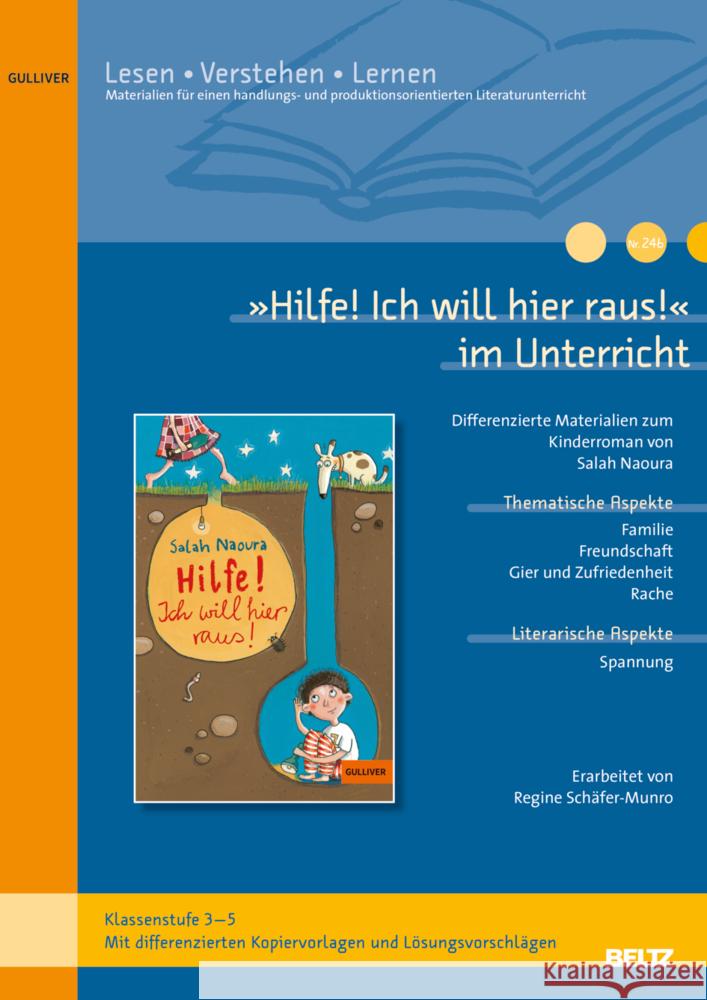 »Hilfe! Ich will hier raus!« im Unterricht Schäfer-Munro, Regine 9783407824448 Beltz - książka