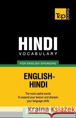 Hindi vocabulary for English speakers - 7000 words Andrey Taranov 9781786166067 T&p Books - książka