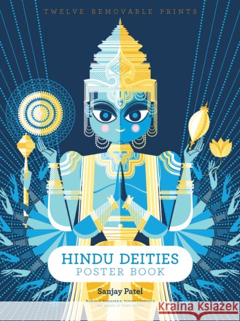 Hindu Deities Poster: 12 Removeable Prints Sanjay Patel 9781797219899 Chronicle Books - książka