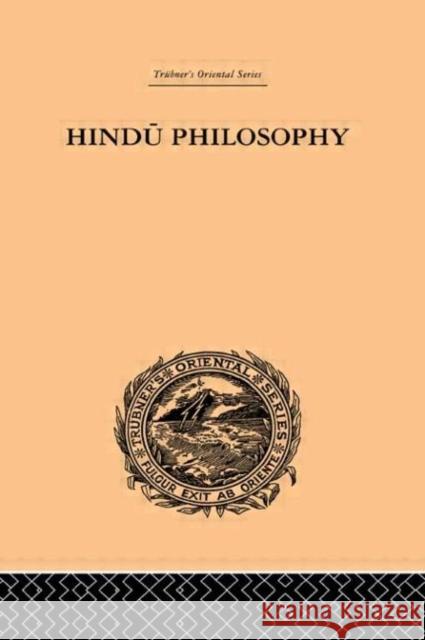 Hindu Philosophy : The Sankhya Karika of Iswara Krishna John Davies 9780415245197  - książka