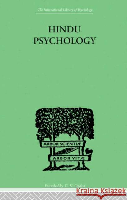 Hindu Psychology : Its Meaning for the West Swami Akhilananda Gordon W. Allport 9780415211109 Routledge - książka