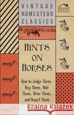 Hints on Horses Gonne, C. M. 9781443719315 Buck Press - książka