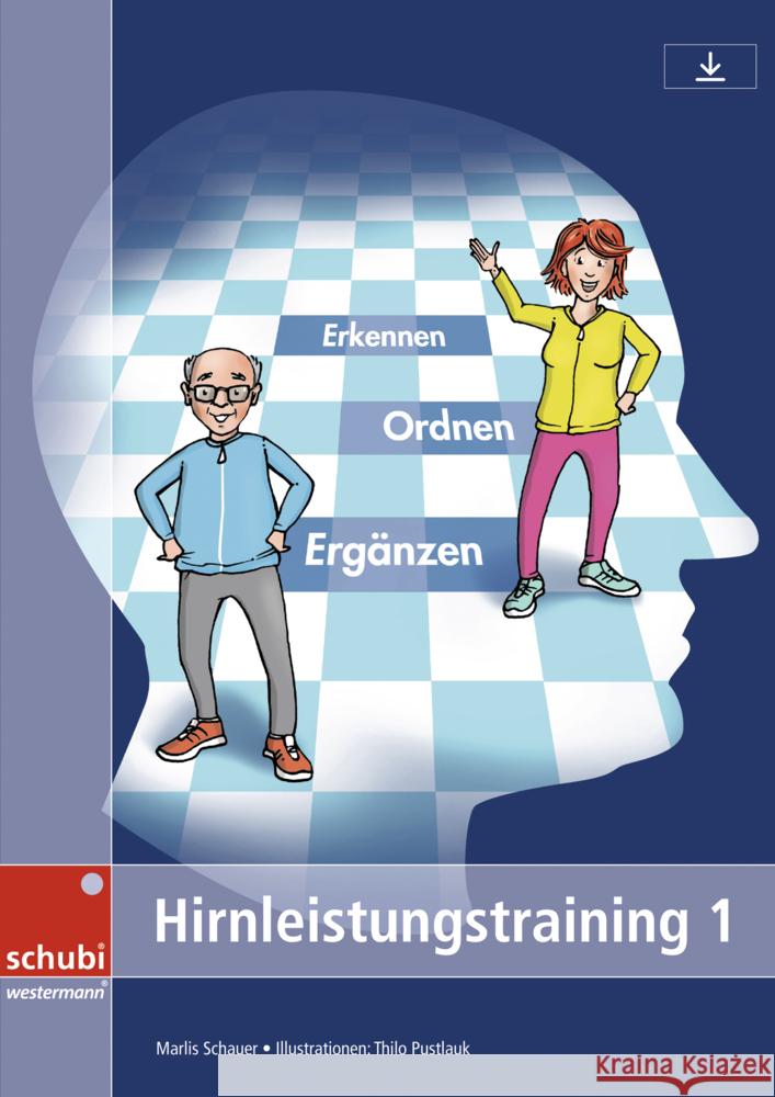 Hirnleistungstraining 1 Schauer, Marlis 9783072101301 Westermann - książka