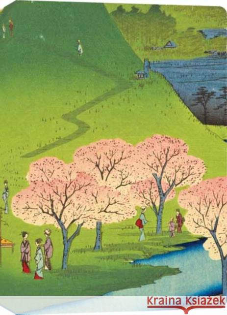 Hiroshige Cherry Blossoms Lined Hardcover Journal: Blank Notebook with Ribbon Bookmark Tuttle Studio 9780804855631 Tuttle Publishing - książka