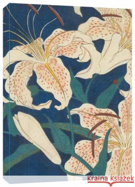 Hiroshige Spotted Lilies Dotted Paperback Journal: Blank Notebook with Pocket Tuttle Studio 9780804855648 Tuttle Publishing - książka