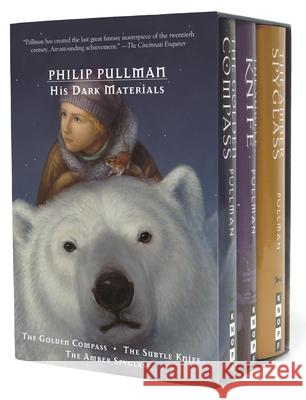 His Dark Materials 3-Book Hardcover Boxed Set: The Golden Compass; The Subtle Knife; The Amber Spyglass Pullman, Philip 9780375842382 Alfred A. Knopf Books for Young Readers - książka