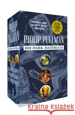 His Dark Materials 3-Book Mass Market Paperback Boxed Set: The Golden Compass; The Subtle Knife; The Amber Spyglass Pullman, Philip 9780440238607 Laurel-Leaf Books - książka