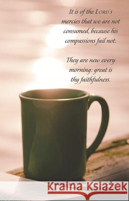 His Mercies Bulletin (Pkg 100) General Worship  9781430084631 Broadman Church Supplies - książka