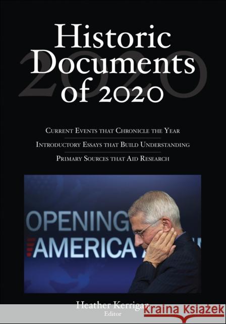 Historic Documents of 2020 Heather Kerrigan 9781071828762 CQ Press - książka