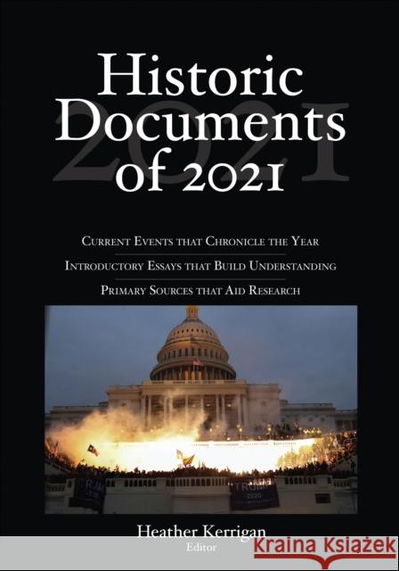 Historic Documents of 2021  9781071853382 SAGE Publications Inc - książka