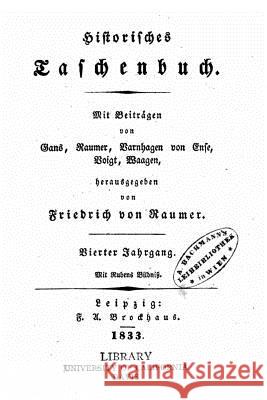 Historisches taschenbuch Raumer, Friedrich Von 9781517086985 Createspace - książka