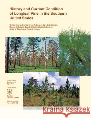 History and Current Condition of Longleaf Pine in the Southern United States U. S. Department of Agriculture 9781505865417 Createspace - książka