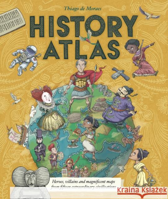 History Atlas De Moraes, Thiago 9781407189239 Scholastic - książka