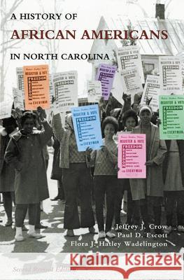 History of African Americans in North Carolina Jeffrey J. Crow Paul D. Escott Flora J. Hatley Wadelington 9780865263512 Office of Archives and History North Carolina - książka