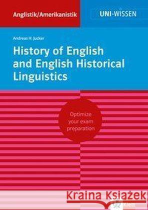 History of English and English Historical Linguistics Jucker, Andreas H. 9783129390313 Klett - książka