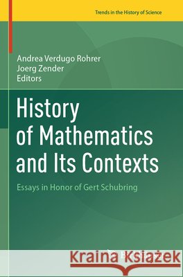History of Mathematics and Its Contexts  9783031608308 Springer Nature Switzerland - książka
