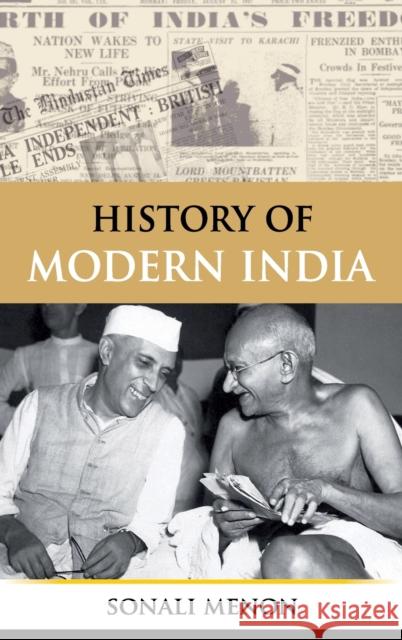 History of Modern India Sonali Menon 9789395034302 Hawk Press - książka