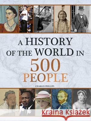 History of the World in 500 People Charles Phillips 9781667205212 Thunder Bay Press - książka
