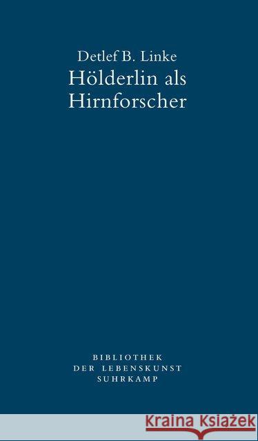 Hölderlin als Hirnforscher Linke, Detlef B. 9783518240908 Suhrkamp - książka