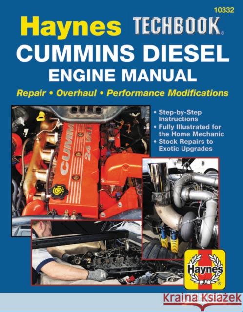 HM Cummins Diesel Engine Performance Haynes Techbook Haynes 9781620923412 Haynes Manuals Inc - książka