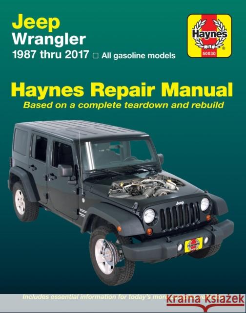 HM Jeep Wrangler 1987-2017  9781620922842 Haynes Manuals Inc - książka