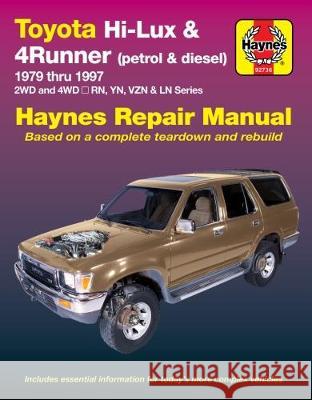 HM Toyota Hi Lux 2&4wd 4 Runne D&P 79-97  9781620922958 Haynes Manuals Inc - książka