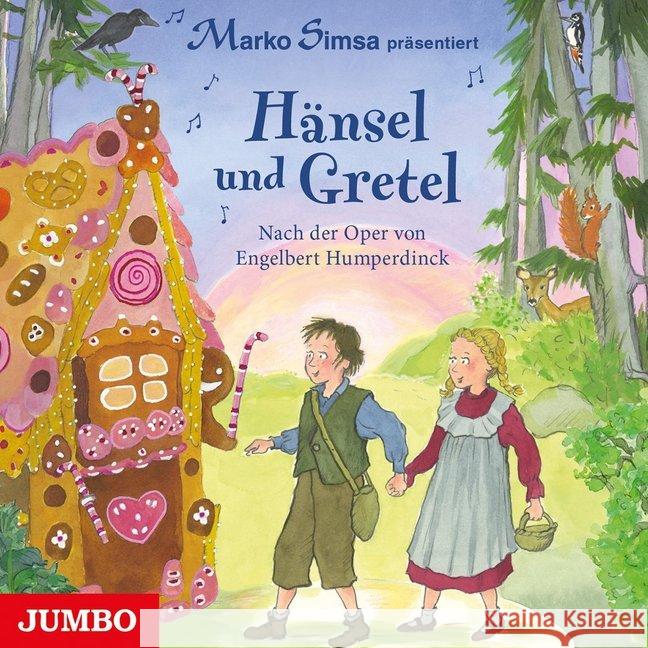 Hänsel und Gretel, Audio-CD : Lesung, Musikdarbietung/Musical/Oper Simsa, Marko; Humperdinck, Engelbert 9783833736032 Jumbo Neue Medien - książka