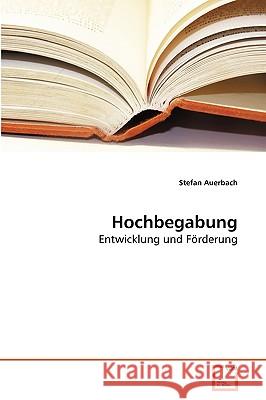 Hochbegabung Stefan Auerbach 9783639276534 VDM Verlag - książka