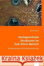 Hochgeordnete Strukturen im Sub-45nm-Bereich : Strukturierung und Funktionalisierung Zschech, Danilo 9783836463447 VDM Verlag Dr. Müller - książka