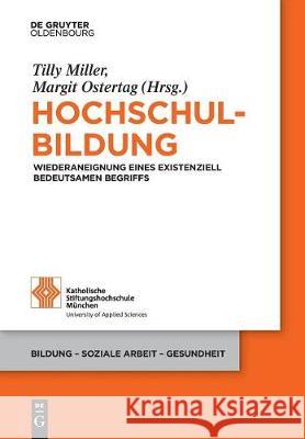Hochschulbildung Tilly Miller, Margit Ostertag 9783110500868 Walter de Gruyter - książka