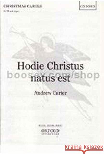 Hodie Christus natus est  9780193431867 Oxford University Press - książka