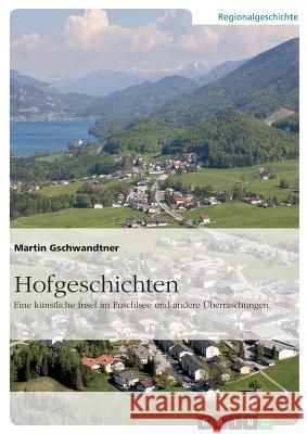 Hofgeschichten. Eine künstliche Insel im Fuschlsee und andere Überraschungen Martin Gschwandtner 9783668102675 Grin Verlag - książka