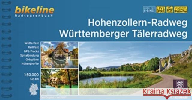 Hohenzollern-Radweg - Württemberger Tälerradweg  9783711101167 Verlag Esterbauer - książka