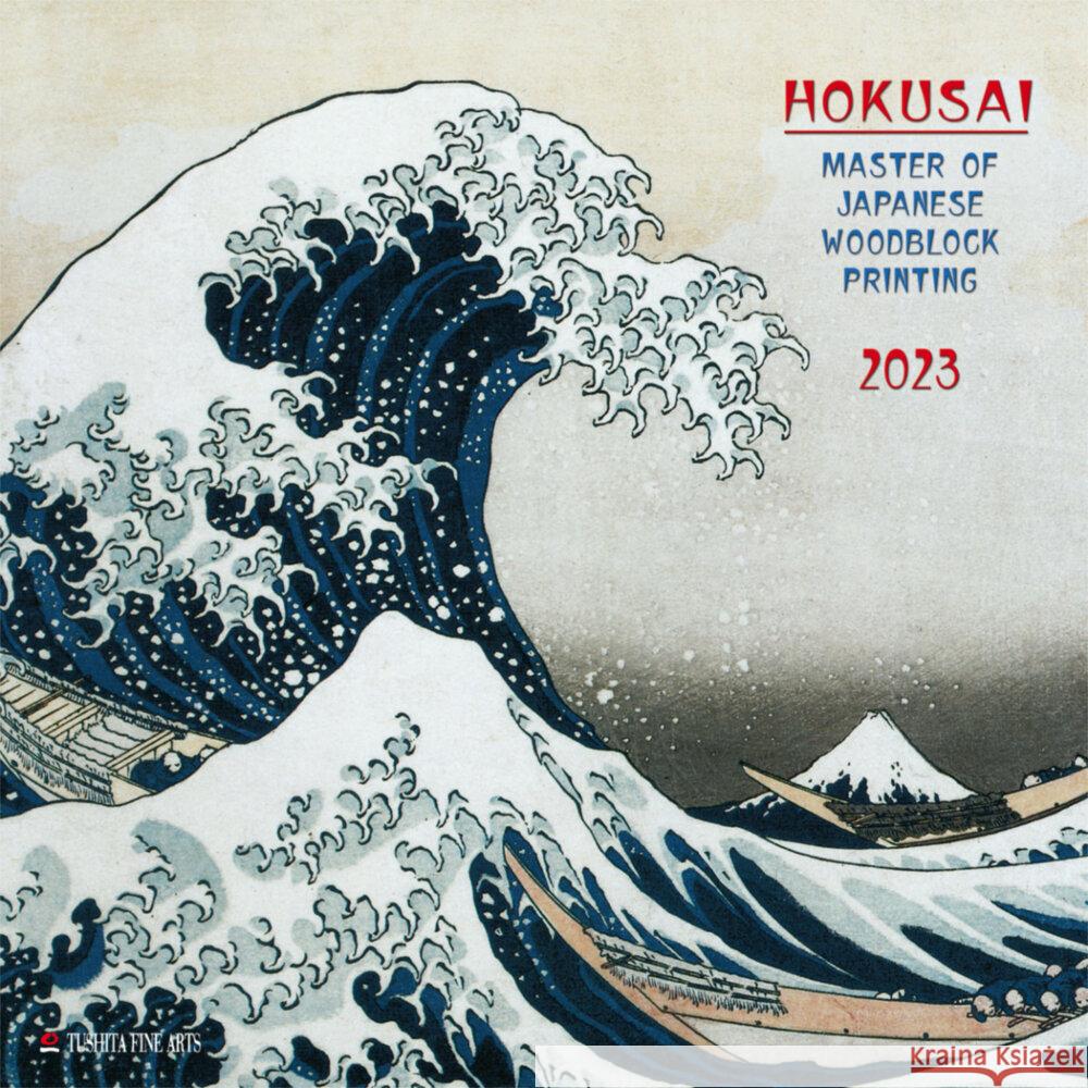 Hokusai - Japanese Woodblock Printing 2023  9783959290982 Tushita - książka