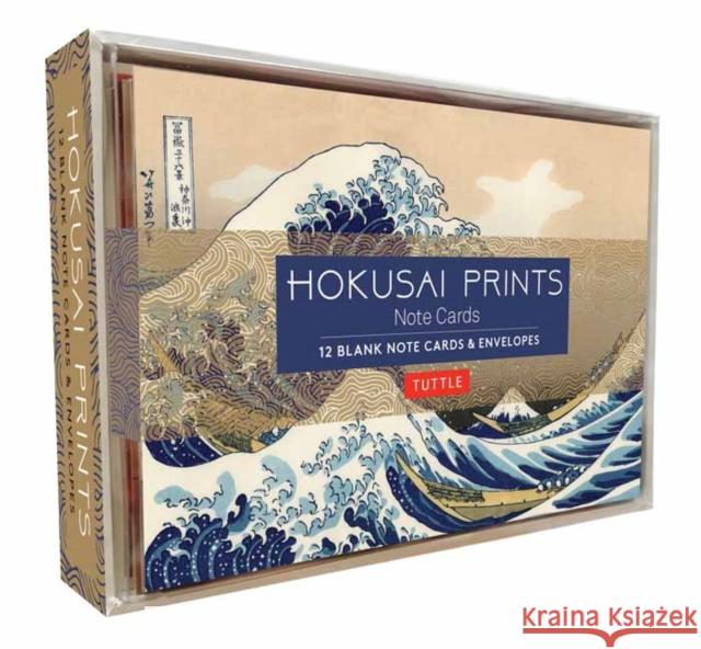 Hokusai Prints Note Cards: 12 Blank Note Cards & Envelopes (6 X 4 Inch Cards in a Box) Tuttle Editors                           Katsushika Hokusai 9780804851978 Tuttle Publishing - książka