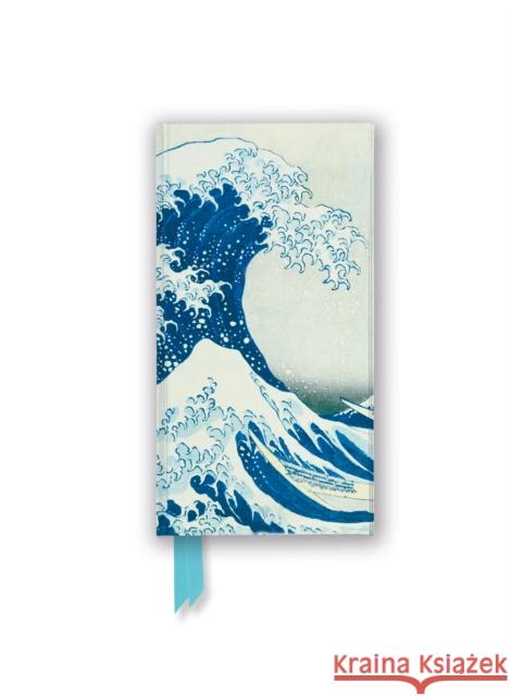 Hokusai: The Great Wave (Foiled Slimline Journal) Flame Tree Studio 9781804173190 Flame Tree Publishing - książka