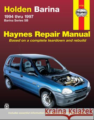 HOLDEN BARINA AUSTRALIAN AUTOMOTIVE REPAIR MANUAL  9781563923074 HAYNES MANUALS INC - książka