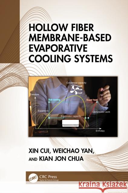 Hollow Fiber Membrane-Based Evaporative Cooling Systems Kian Jon Chua 9781032893211 CRC Press - książka