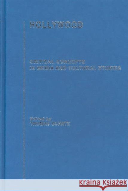Hollywood Thomas Schatz 9780415281317 Routledge - książka