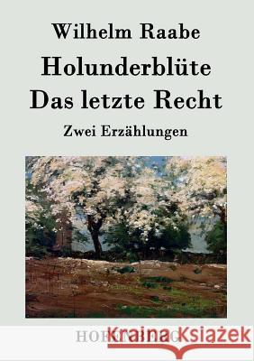 Holunderblüte / Das letzte Recht: Zwei Erzählungen Wilhelm Raabe 9783843043175 Hofenberg - książka