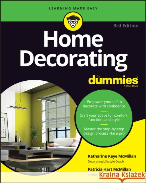 Home Decorating For Dummies Katharine Kaye McMillan 9781119910756 John Wiley & Sons Inc - książka
