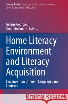 Home Literacy Environment and Literacy Acquisition  9783031871269 Springer Nature Switzerland - książka
