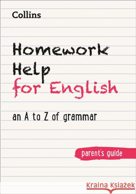 Homework Help for English: An a to Z of Grammar Collins KS2 9780008356736 HarperCollins Publishers - książka