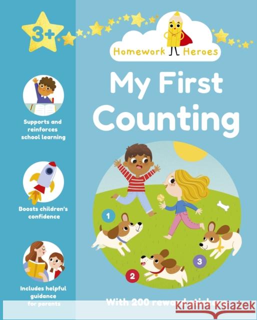 Homework Heroes: My First Counting: With 200 Reward Stickers Annabel Savery 9781398815872 Arcturus Publishing Ltd - książka