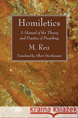 Homiletics Reu, M. 9781556355851 Wipf & Stock Publishers - książka
