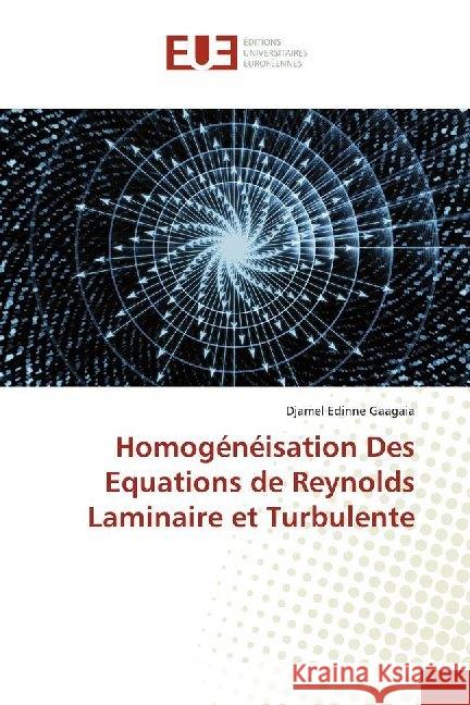 Homogénéisation Des Equations de Reynolds Laminaire et Turbulente Gaagaia, Djamel Edinne 9783841673350 Éditions universitaires européennes - książka